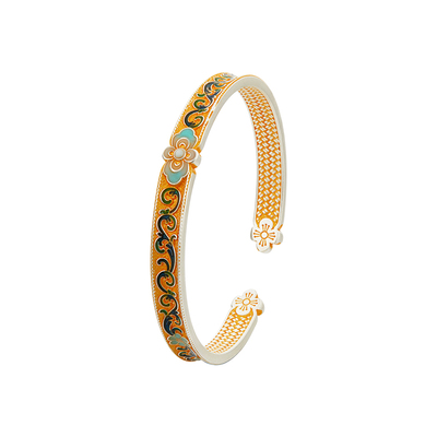 顺庆银楼足银S9999春波漾手镯