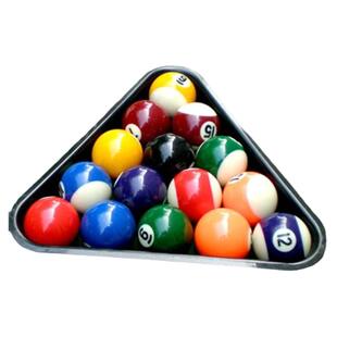 进口树脂仿大理石38儿童美式台球48成人专业标准黑8训练57球子