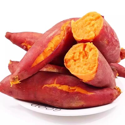 红心红薯新鲜番薯蜜薯地瓜黄心龙九现发烤西瓜红小果板栗香甜
