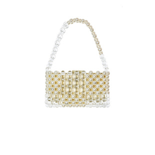 LOOOPS官方店 cakeylight系列方块拼接串珠腋下包单肩包 原创设计