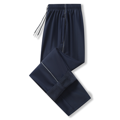 加绒加厚一条杠两道杠校服裤子