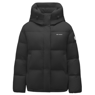 坦博尔羽绒服女2025冬季新款保暖短款连帽百搭小个子显瘦时尚外套