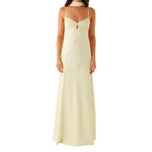 Q 25905 V-Neck Backs Satin Dress 缎面连衣裙 欧美跨境