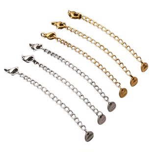 钛钢珍珠项链延长链尾链带龙虾扣手工diy手链加长链饰品配件材料