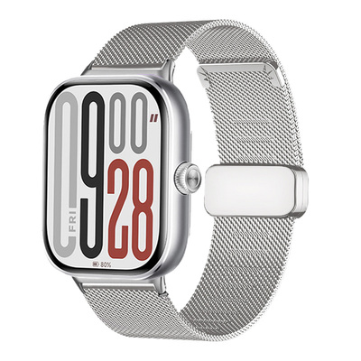 适用于红米Watch5/6手表表带小米手环9pro/8Pro米兰尼斯磁吸腕带智能运动redmi watch6/5/4金属表链替换配件