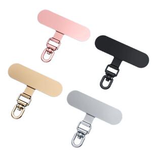 360度旋转超薄0.4mm金属不锈钢连接扣链夹片固定垫片结实手机壳挂钩挂件手环手链卡贴挂绳防丢失不露边不顶壳