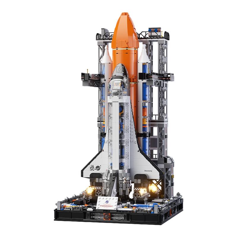 JAKI佳奇积木超级航天飞机DIY手工益智模型送男女生生日礼物摆件