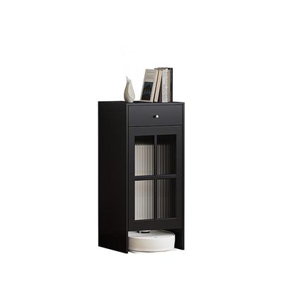 中古风扫地机器人置物柜可换水