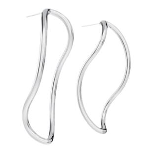 Mistova 设计师品牌细线条时尚简约ins小众 舒展轮廓耳钉