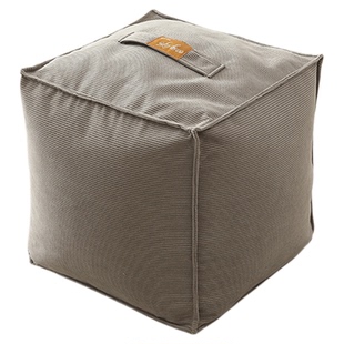 皮布墩子灯芯绒布套矮凳旧衣服填充沙发套收纳袋凳坐墩套懒人沙发