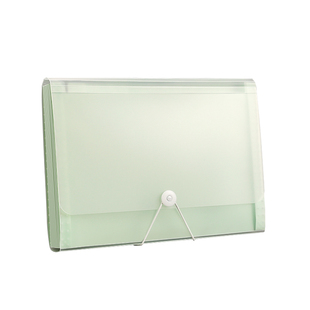 得力风琴包文件夹初中生试卷收纳袋大容量a4分类卷子夹学生专用文件袋透明插页档案夹多层办公用资料夹多功能