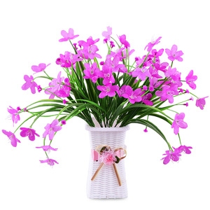 塑料假花仿真花摆设室内客厅餐桌花艺摆件婚庆装饰插花盆栽干花束