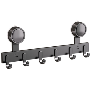 吸盘门后挂衣架挂钩免打孔强力承重浴室置物门卧室入户门粘挂衣钩