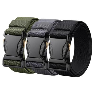 对插扣弹力皮带男士自动扣腰带