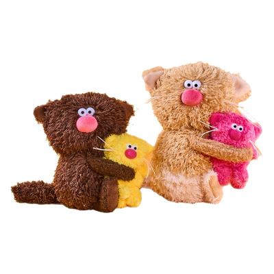 巴迪宝思咖啡猫迷你抱抱毛绒玩具