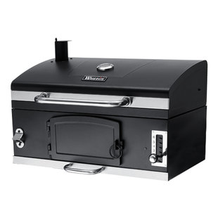 维默昇嵌入式烧烤炉户外庭院碳烤炉木炭烤架台美式烤肉炉黑色定制