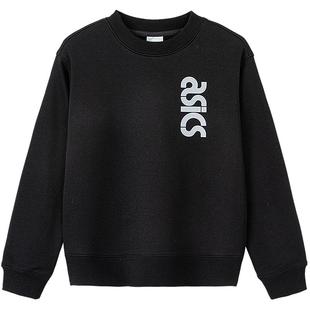 ASICS/亚瑟士童装25年冬季儿童经典运动圆领套头卫衣保暖有型百搭