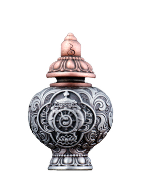 藏式铜宝瓶嘎乌盒吊坠