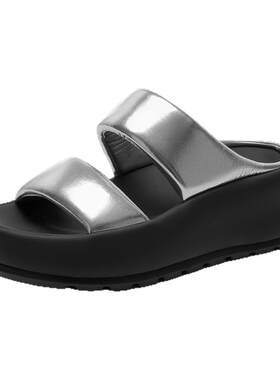 星期六舒适厚底百搭休闲凉拖鞋女