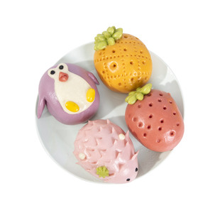 萌小豆果汁蔬菜动物馒头儿童卡通豆沙包速冻面食宝宝营养早餐面包