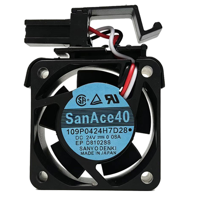 全新SanAce40DENKI109P0424H7D28/24V0.08A带报警发那科伺服风扇