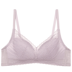 爱美丽IMIS内衣无钢托大胸显瘦4/4清凉洞洞薄杯文胸IM17AWS2