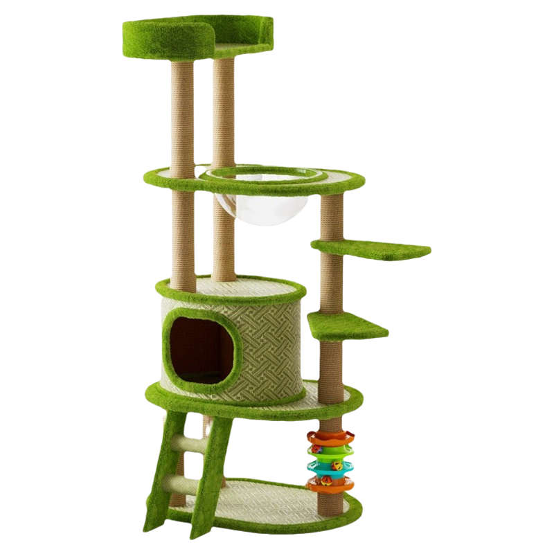 猫爬架猫窝猫树太空舱一体猫玩具