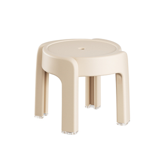 日本小凳子加厚塑料结实家用大人小板凳可叠放圆凳放浴室椅子矮凳