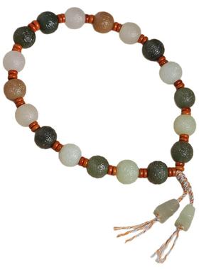 天然和田玉多宝回纹珠十八颗手持