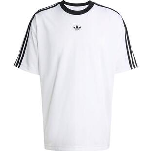 adidas阿迪达斯三叶草男子JACQUARD运动休闲短袖T恤JW5877