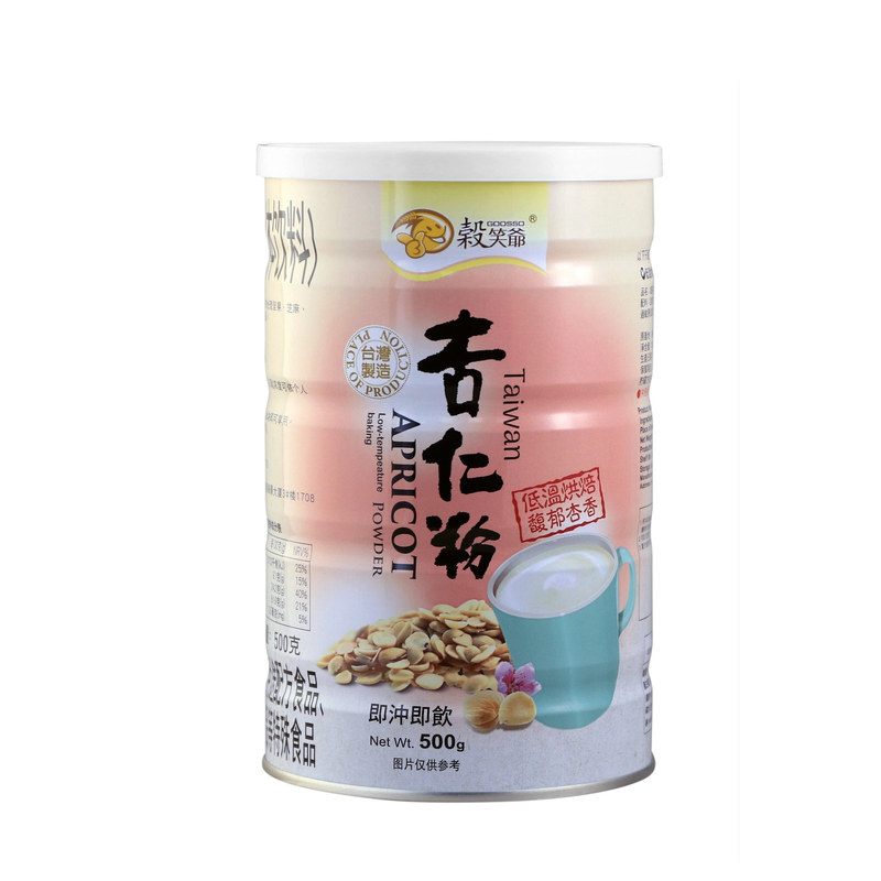 台湾纯正美食谷笑爷南杏仁粉即食营养早餐奶无添加蔗糖冲饮代餐粉
