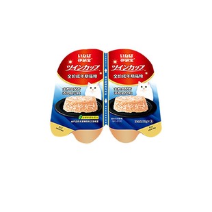 宅猫酱 伊纳宝猫咪营养餐盒猫罐头金枪鱼系列双联杯猫湿粮35g*2