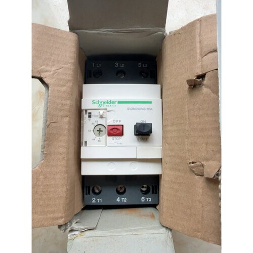 询价下单全新施耐德马达保护器断路器 GV3ME63/40-63A 全
