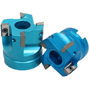 支持非标铝合金刀盘AL-400R-50-22-4T高光铜铝飞平面AP1604铣刀片