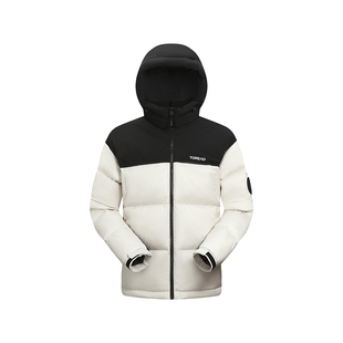 探路者羽绒服保暖防泼水男时尚户外运动潮牌外套登山百搭面包服女