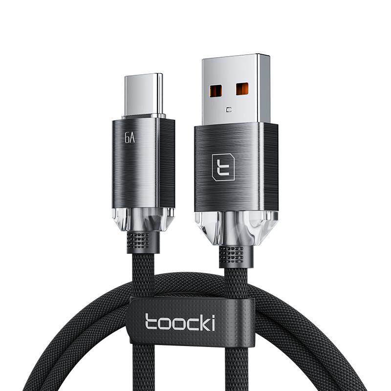 toocki图奇type-c数据线6A充电线适用oppo华为mate60pro器66w超级快充线5A手机typc线usb