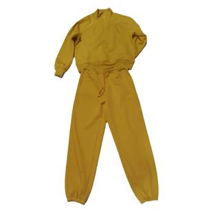 高级感休闲运动套装女2024冬季新款加绒加厚半拉链卫衣卫裤两件套