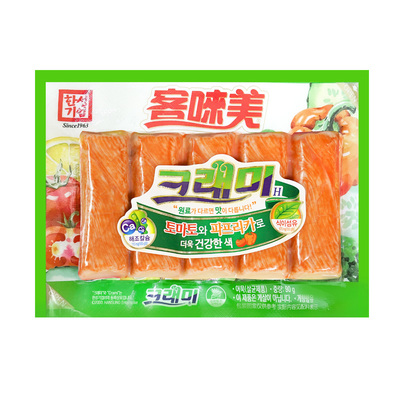 韩国进口客唻美90g蟹味棒即食
