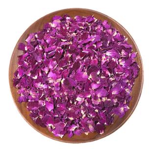 平阴红玫瑰花瓣碎干烘焙饮品装饰专用食用重瓣玫瑰花碎摆盘阿胶糕