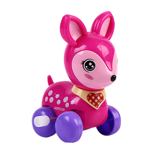 婴儿发条玩具小鸡跳跳青蛙毛毛虫上弦上链弹跳动物80后怀旧会跑仔