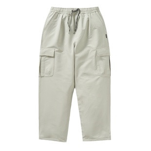 714street山系户外防水宽松工装裤男直筒长裤秋冬加绒束脚休闲裤