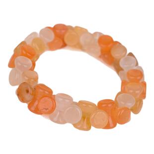 2020新款金丝玉手串天然乌尔禾地表料戈壁玉宝石心心相印女玉手链