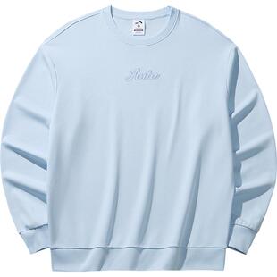 安踏加绒卫衣男套头衫2026春季新款加厚保暖男士休闲宽松运动上衣