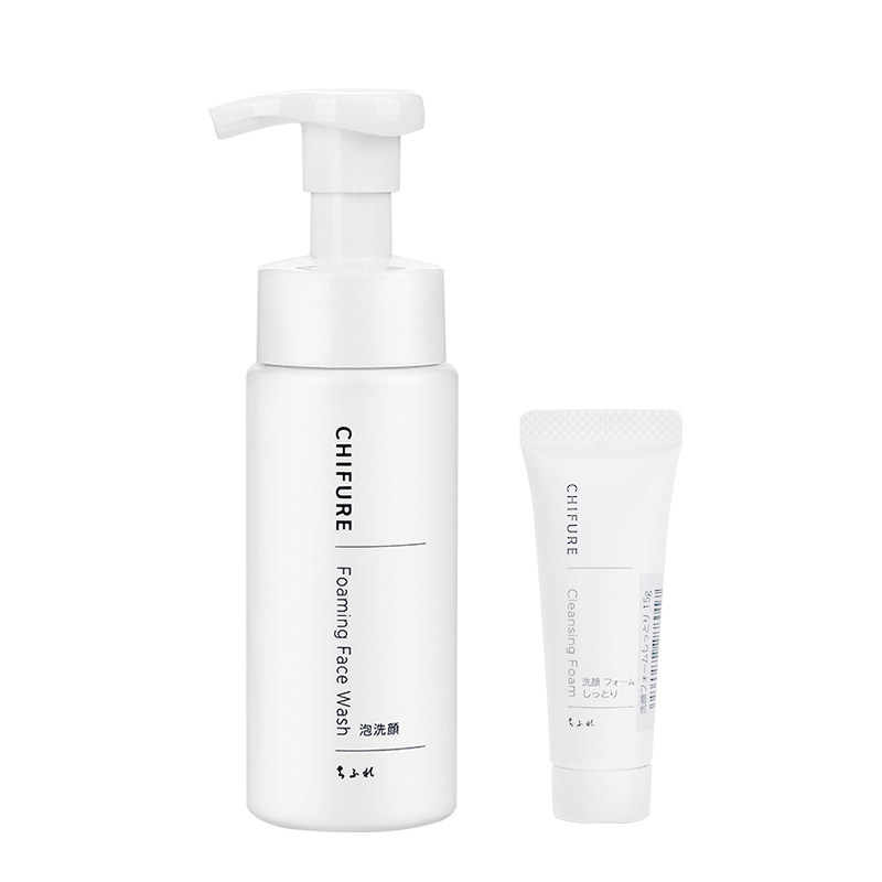 【百亿补贴】CHIFURE千肤恋洗面奶氨基酸洁面乳男女泡沫180ml+15g