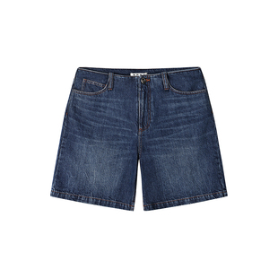 WMWM 设计师品牌 26春夏新款 水波纹低腰牛仔中裤 SOLSOL买手店