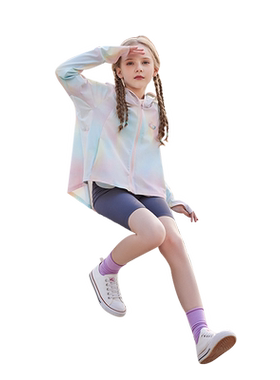小叮尤尤炫彩宽松轻薄外套