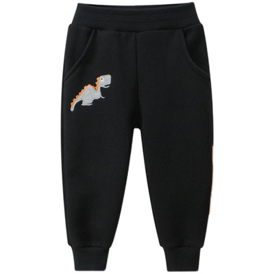 27kids秋冬款韩版恐龙卡通加绒裤