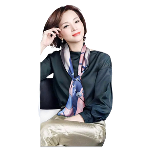 三八妇女节礼物丝巾女2026新款小长条夏季细窄护颈送妈妈搭配衬衫