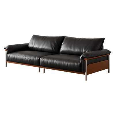 拉芙菲/LFF中古风栖涧真皮沙发