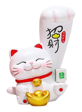 创意可爱巨力招财猫桌面小摆件